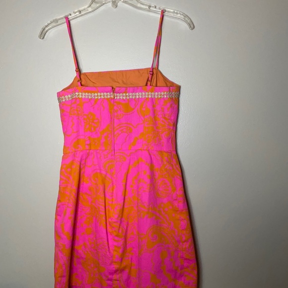 Lilly Pulitzer Dress, size 0, pink and orange - Picture 4 of 6